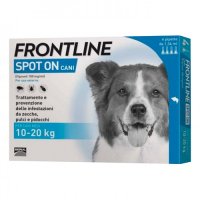 FRONTLINE SPOT-ON CANI*soluz 4 pipette 1,34 ml 134 mg cani da 10 a 20 Kg