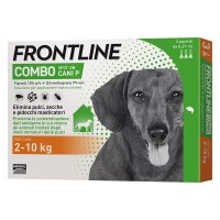 FRONTLINE COMBO SPOT-ON CANI P*soluz 3 pipette 0,67 ml 67 mg+ 60,3 mg cani da 2 a 10 Kg