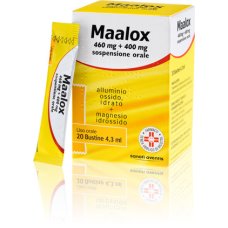 MAALOX*orale sosp 20 bust 4,3 ml 460 mg + 400 mg