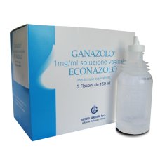 GANAZOLO*lav vag 5 flaconi 150 ml 1 mg/ml + 5 cannule