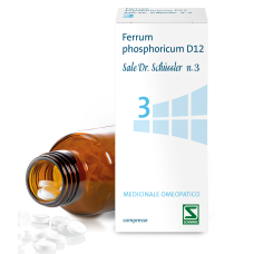 FERRUM PHOSPHORICUM D12 SALE DR.SCHUSSLER N.3*D12 200 cpr flacone